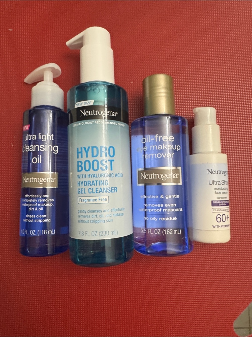 Neutrogena Hydro Boost & Cleansing Oil Set - Blue and White Accents